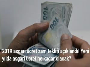 2019 ASGARİ ÜCRET OCAK ZAMMI NE KADAR OLACAK?