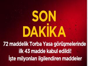 2019 Torba yasa maddeleri neler? Torba yasada neler var? Resmi Gazete'de ne zaman yayımlanacak?