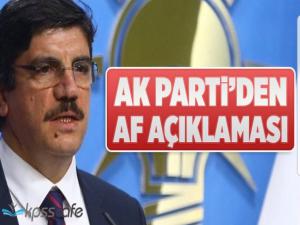 Ak Parti'den Af Açıklaması!