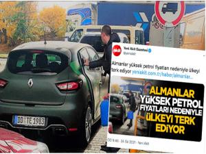 Almanlar yüksek petrol fiyatları nedeniyle komşudan benzin alıyor