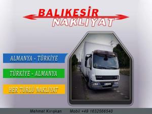 Almanya Türkiye arası nakliyat Transport 