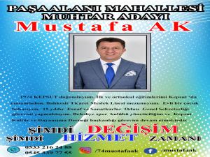 Balikesir Paşaalanı MUHTAR ADAYI Mustafa AK