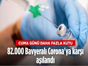Bavyera'da şimdiye kadar 82.000 kişiye ilk doz aşı yapıldı
