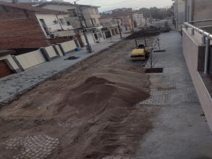 Bulgaria Die Straßen von Yambol sind Neubauten