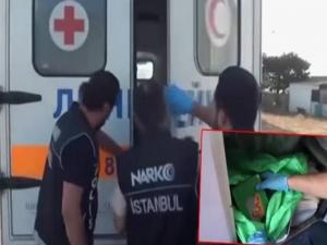 Bulgaristan'dan gelen hasta nakil aracına operasyon! 6 kişi gözaltına alındı