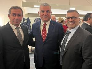 Çiğköftem Genel Müdürü Ahmet Güner Berlin TC.Büyükelçisi Ahmet Baṣar ṢEN ile görüstü..!