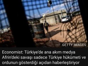 Economist: Türk medyası Suriye'deki savaşı doğru olarak haberleştirmeye cesaret edemiyor