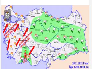 Kar geliyor  Meteoroloji'den 36 il için son dakika kar uyarısı! Bu kez farklı, çok yoğun olacak, günlerce sürecek