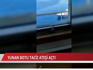 Yunan Sahil Güvenlik ekibi uluslararası sulardaki gemiye taciz ateşi açtı