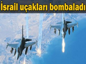 İsrail uçakları Şam'ı bombaladı