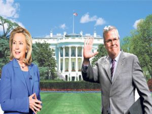 Clinton'a karşı rakip Bush!