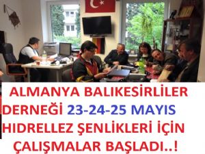  ALMANYA BALİKESİR'LİLER HIDRELLEZ ŞENLİKLERİ 23-24-25 MAYIS DUİSBURG'DA 