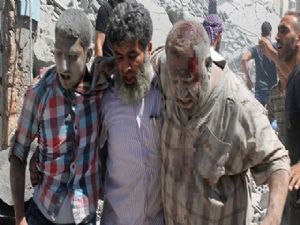 Suriye'de Patlama, çok sayıda ölü ve yaralı var
