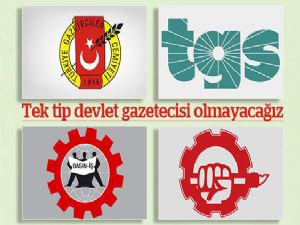 TGC, TGS, ÇGD, DİSK Basın-İş: 