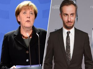 Alman komedyen Böhmermann'dan Merkel'i eleştirdi