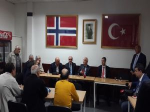 TBMM BAŞKANI ÇİÇEK NORVEÇ OSLO'DA 