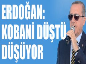 Erdoğan: Kobani de düştü düşüyor