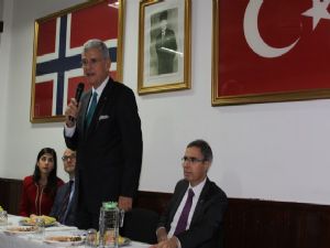 AB BAKANI BOZKIR VE NORVEÇ AB BAKANI HELGESEN İLE OSLO ZİYARETİ